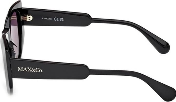 Immagine prodotto Latetobed Max & Co Mo0116 01A Shiny Black Women's Sunglasses 56/16/140