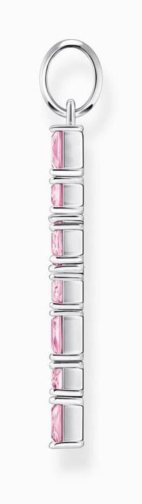 Produktbild Thomas Sabo Anhänger Kreuz pinke Steine silber (925er Silber)