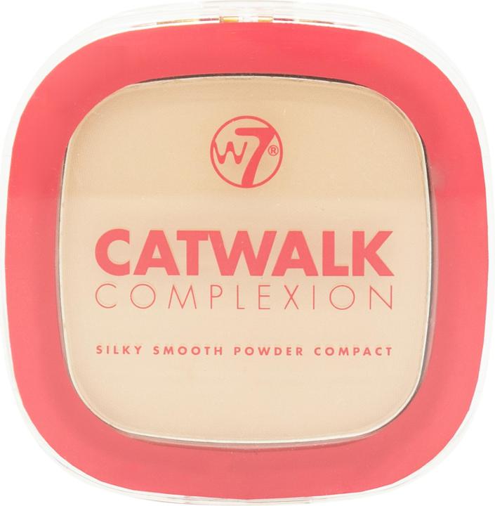 Actual product image W7 Catwalk Complexion Silky Smooth Powder Compact 7g (Medium Beige)