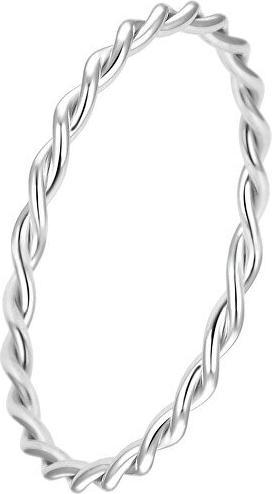 Produktbild Beneto Minimalist silver twisted ring AGG315L - Circuit: 52 mm (52, 925 Silber)