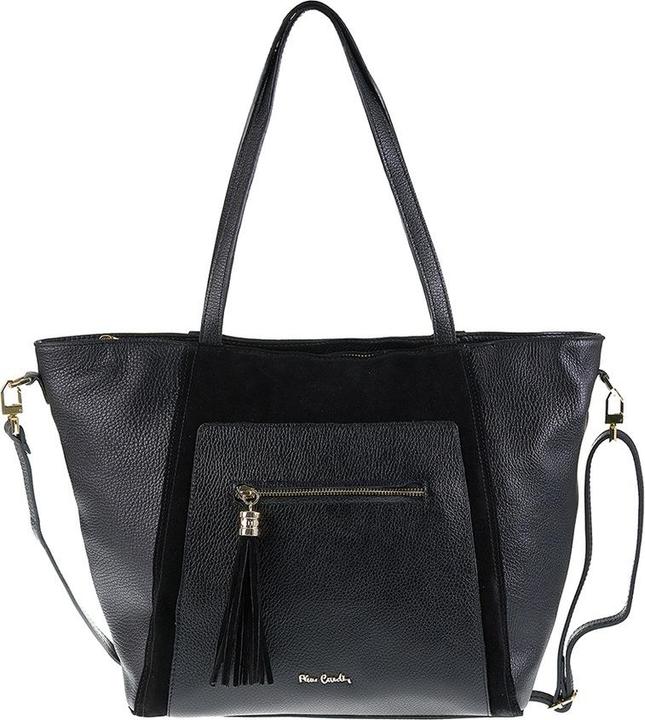 Actual product image Pierre Cardin Damenhandtasche Made In Italy - Modell Erisia Plus - 100% Leder - 48.0 X 30.0 X 16.0 Cm