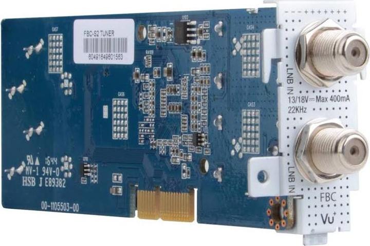 Produktbild Vu+ DVB-S2 /S2X FBC Twin Tuner Duo (8 GB, DVB-S2, CI+-Schacht)