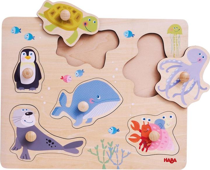 Produktbild Haba Greifpuzzle Meerestiere (6 Teile)