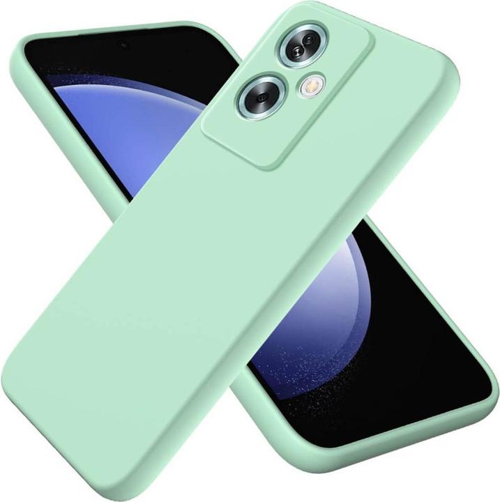 Actual product image Cover-Discount OPPO A79 5G - Silicone rubber case green (Oppo A79)