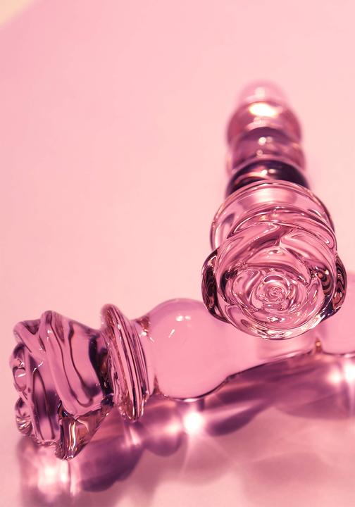 Immagine prodotto Dream Toys Glaze Glass - Dildo con perline Rosebuld