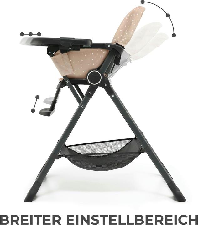 Produktbild KinderKraft Hochstuhl Foldee pink (Hochstuhl)