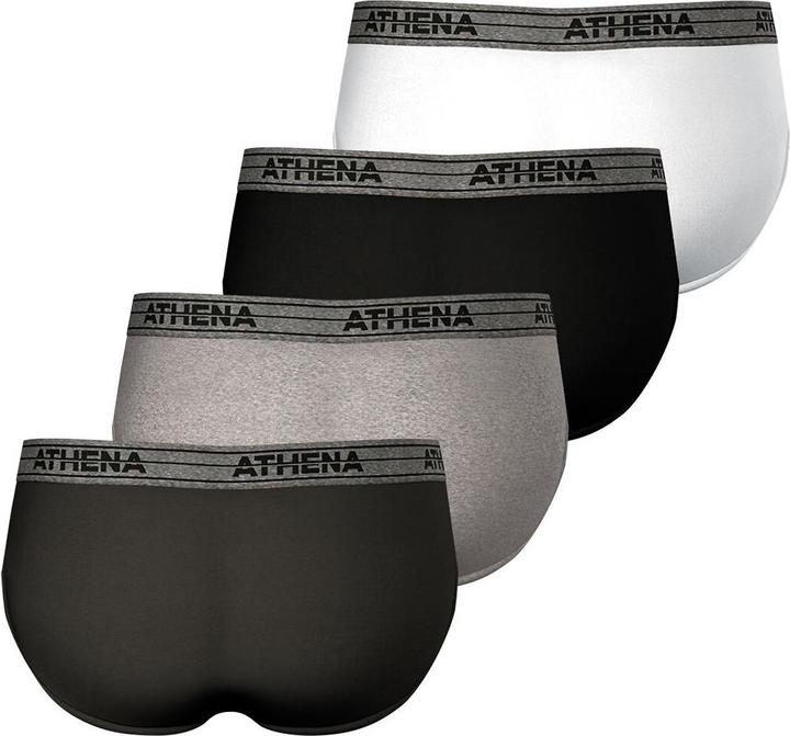 Produktbild 4er-Pack Herrenslips Basic Coton (4er Pack, XL)