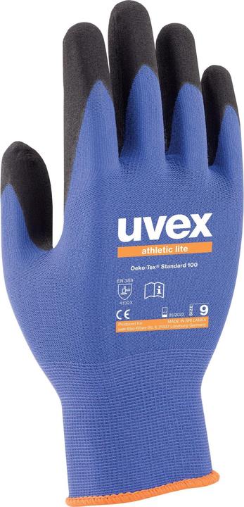 Uvex Gants de montage athletic lite, taille 10