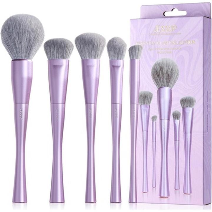 Actual product image Jessup Makeup Brushes Face Set - 5 Premium Synthetic Brushes (Set)