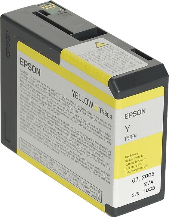 Actual product image Epson T5804 (Y)