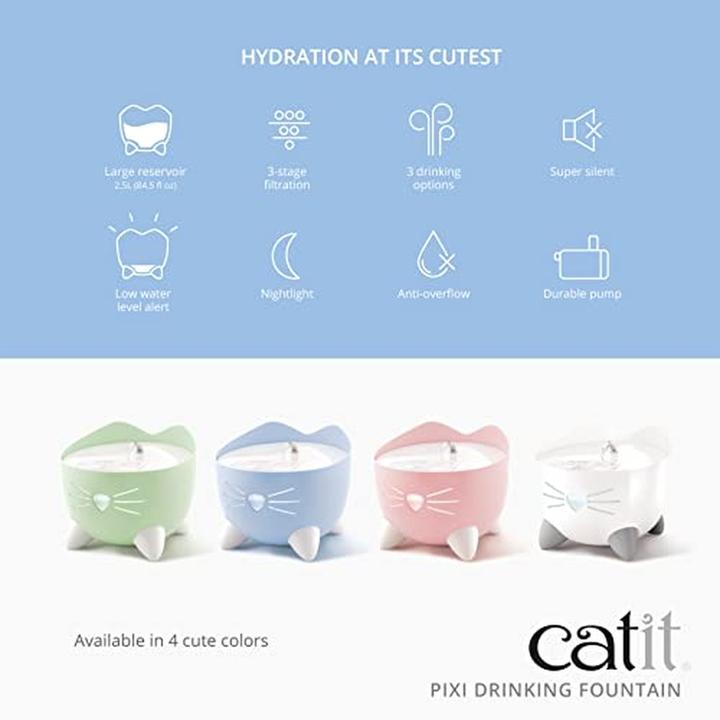 Actual product image Catit Water dispenser Pixi Fountain Mint, 2.5 l (2.50 l)
