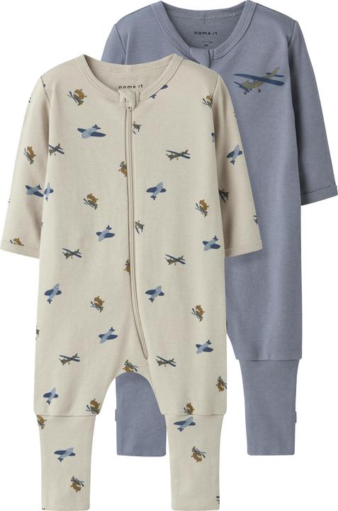 Produktbild Name it Nbmnightsuit 2p Zip Ff Airplane Noos (62)