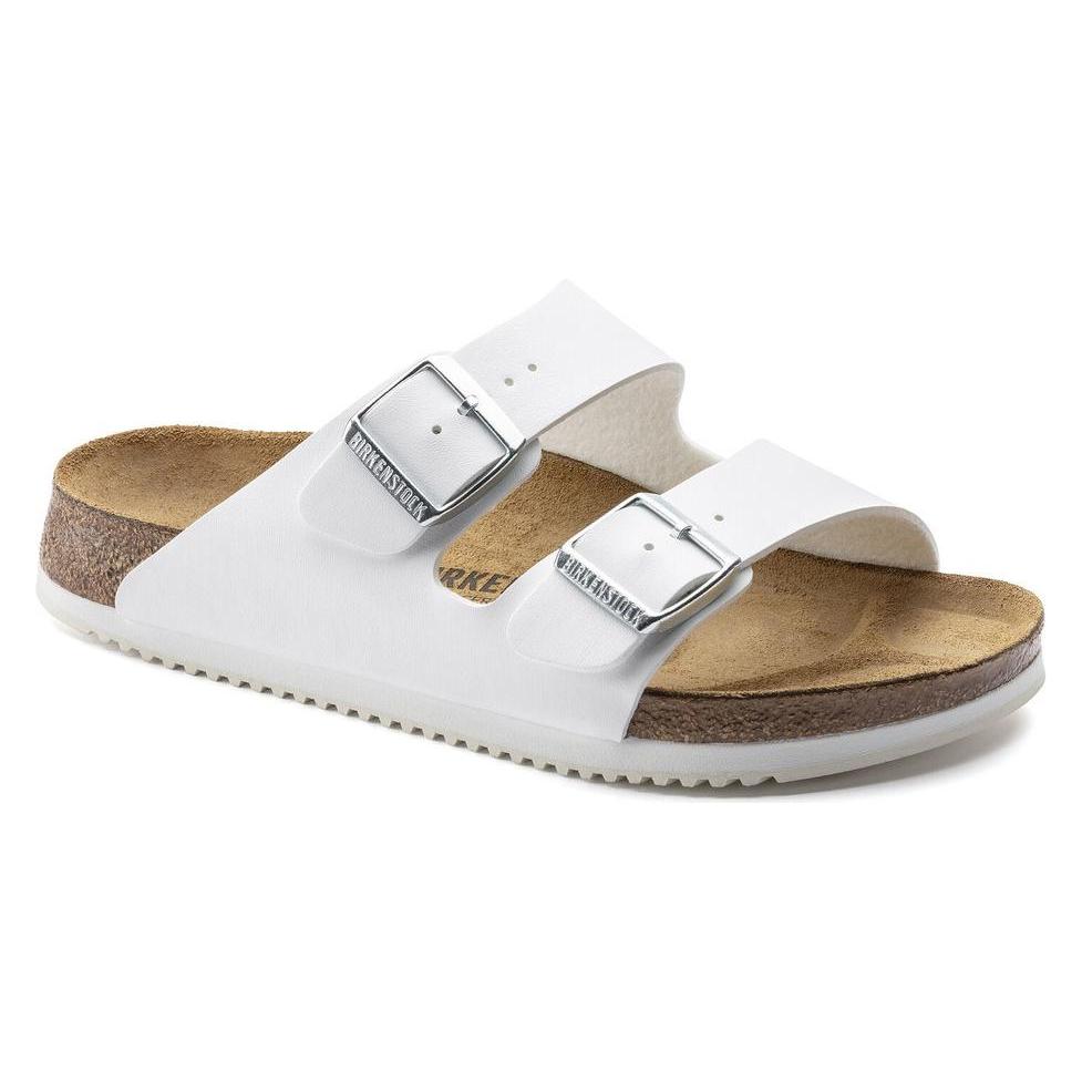Birkenstock, Vrouwen, Sandalen, Arizona Sl Birko-Flor Normaal, Wit, (43)