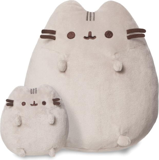 Actual product image Pusheen AURORA Sitting Small, Official Merchandise, 5in, Soft Toy, Grey (13.13 cm)