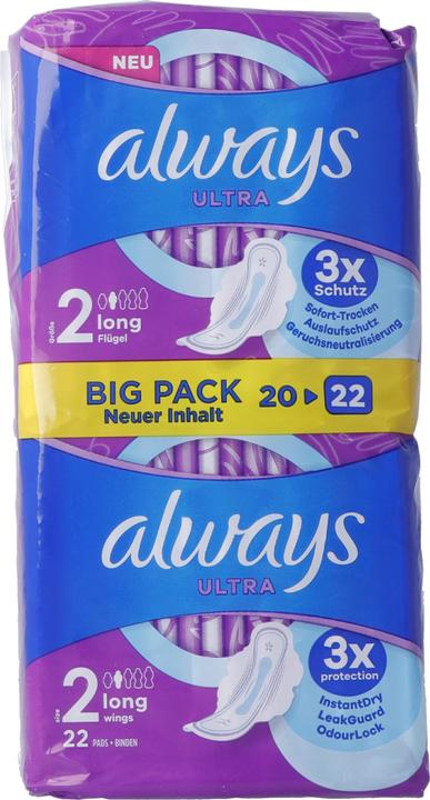 Always Ultra Tag (22 x, Damenbinden)