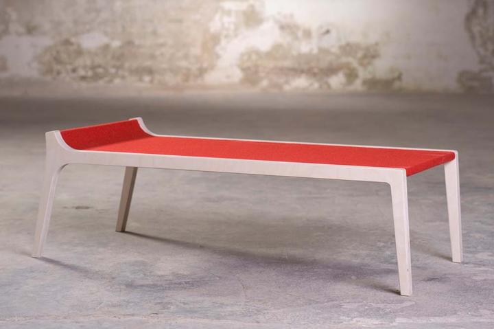 Sirch Sibis Bank Erykah rouge FIlz (Canapé pour enfants)