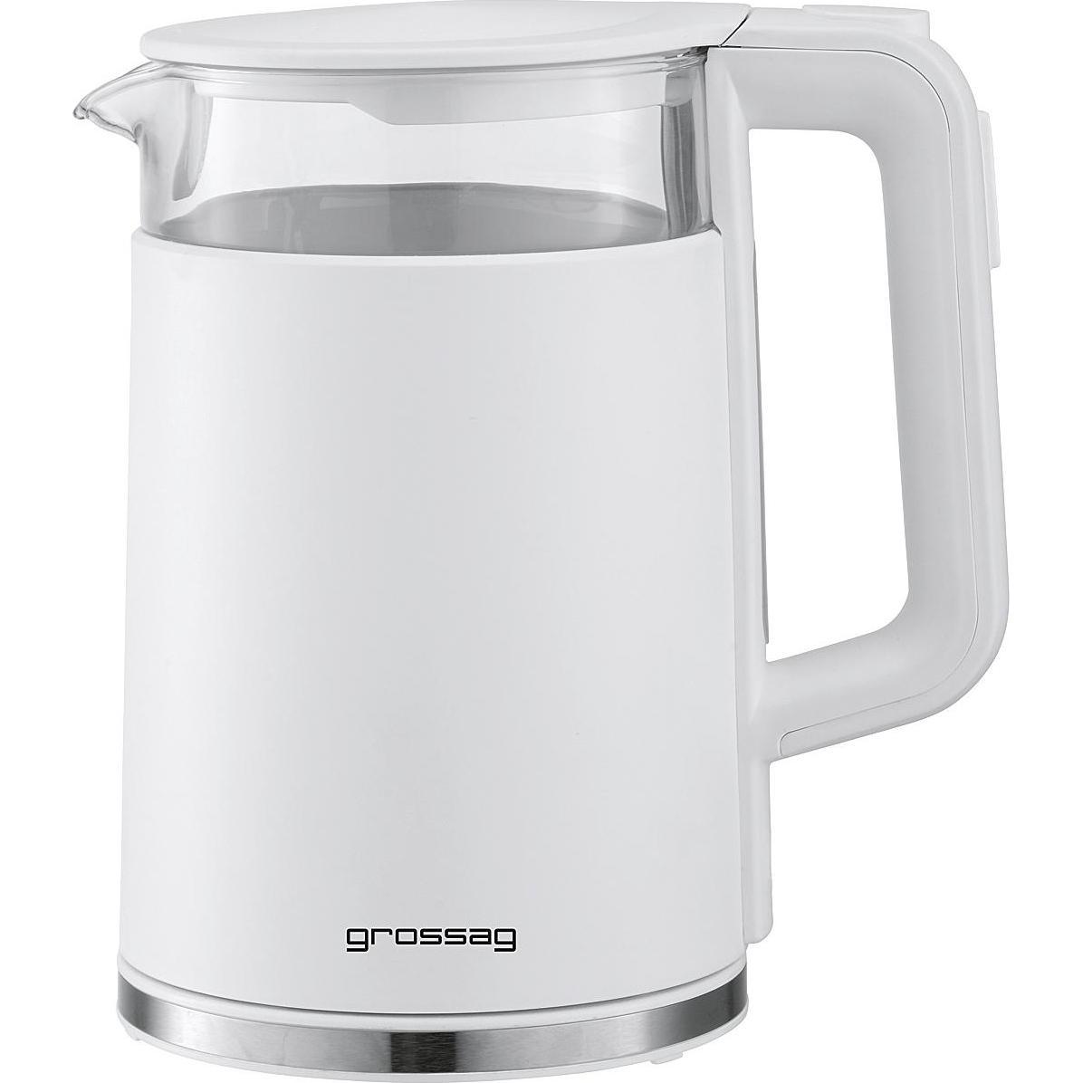 Thumbnail - Grossag GRO Wasserkocher 1,7l weiss, Wasserkocher, Weiss