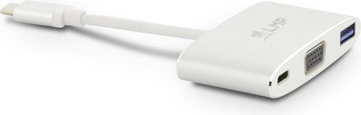 Produktbild LMP USB-C 3.1 zu VGA&USB3.0 Adapter (USB 3.0, USB Typ-C, VGA, 8 cm)