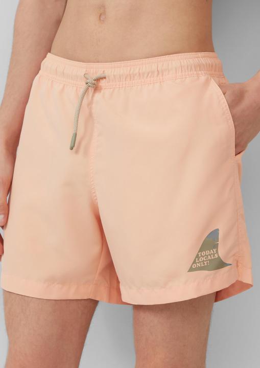 Produktbild S.Oliver Badehose Badeshorts mit Artwork und Eingrifftaschen (XXL)