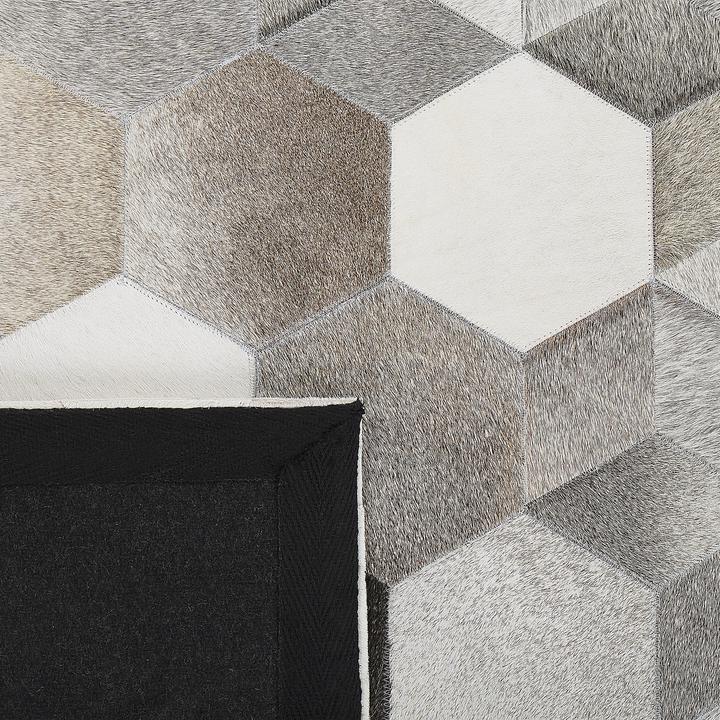 Produktbild Beliani Leder-Patchwork-Teppich (140 x 200 cm)