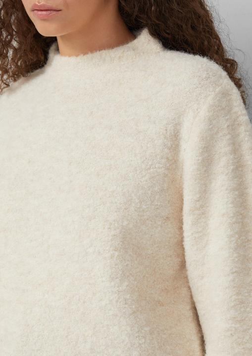 Produktbild s.Oliver Strickpullover Boucle Pullover mit Stehkragen (50)