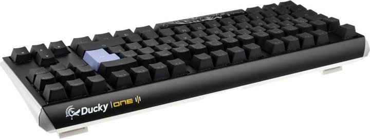 Productafbeelding Ducky One 3 Classic Zwart/Wit TKL Gaming Toetsenbord, RGB LED - MX-Clear (NL, Bedraad)