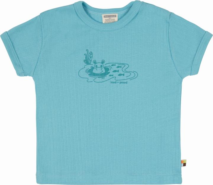 Actual product image loud + proud T-shirt Derby Rib with print (62)