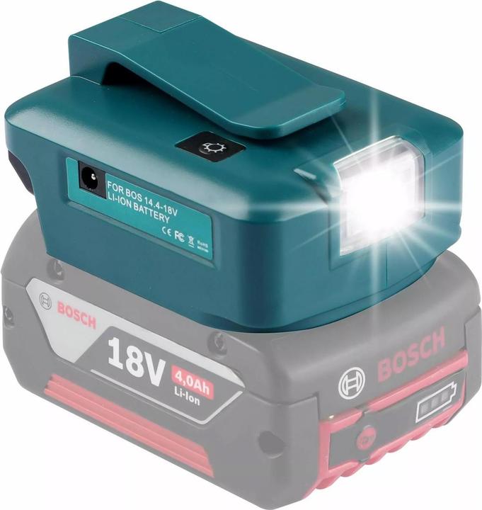 LKD Powerbank Adapter für Bosch Procore 18V mit LED-Licht und USB-C (18 V)