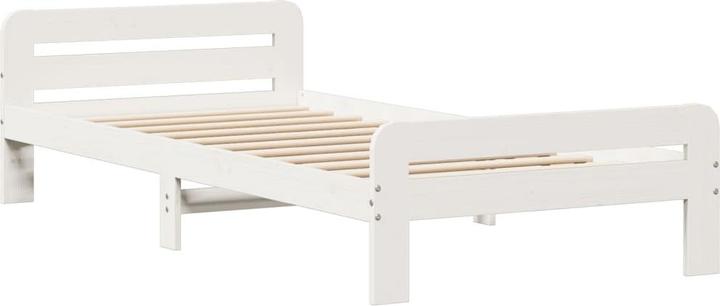 Image du produit vidaXL Bett mit Regal (140 x 200 cm)