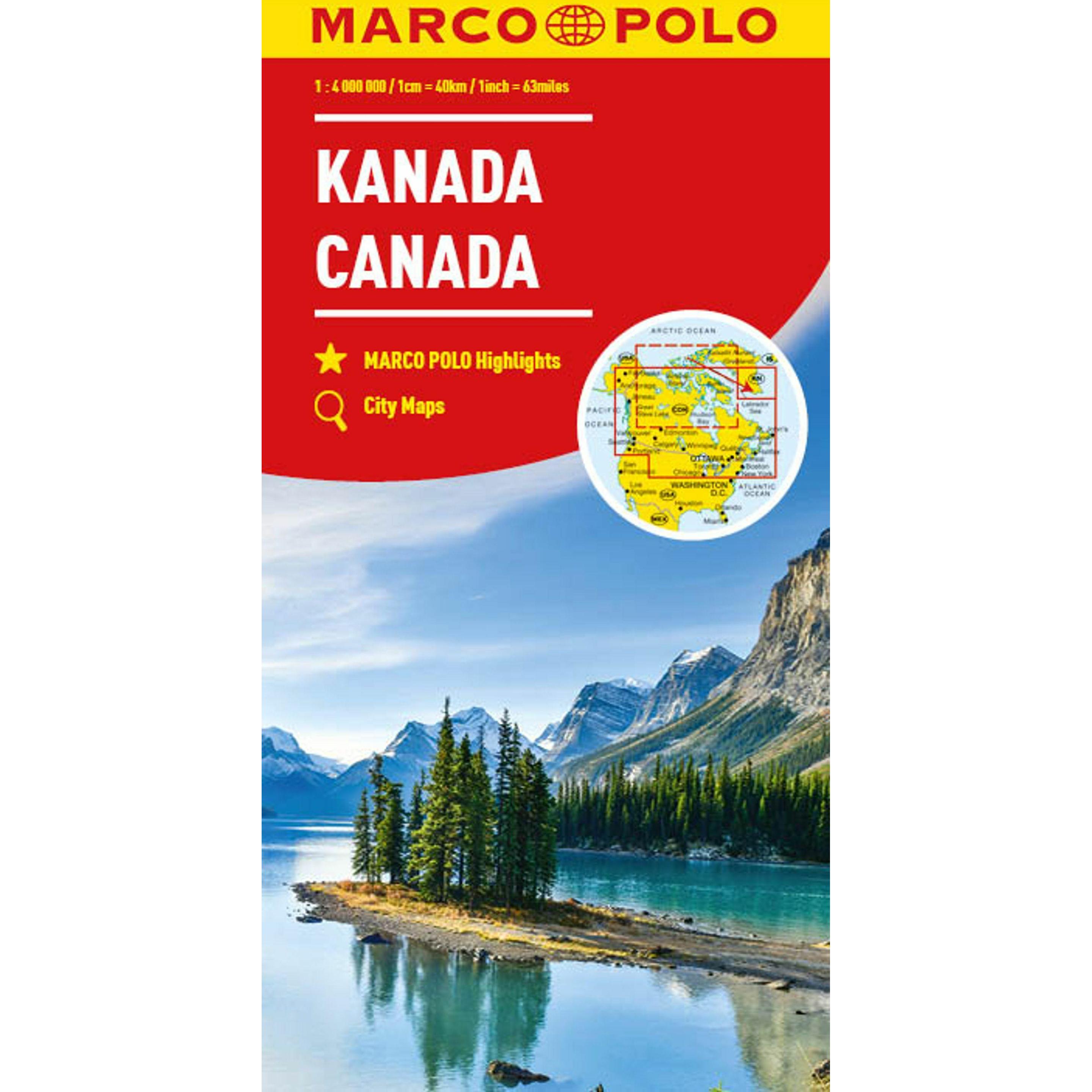 Marco Polo Kontinentalkarte Kanada 1:4 Mio (39894253)