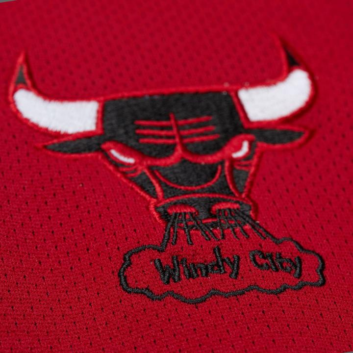 Actual product image Mitchell & Ness M&N Mesh Nylon Track Jacket - NBA Chicago Bulls - M (M)