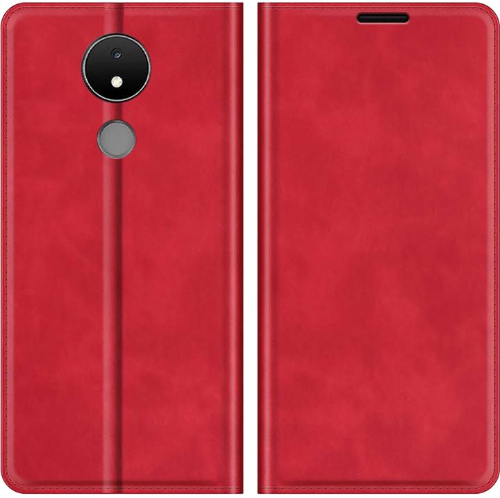 Actual product image Cazy Book Case Compatible with Nokia C21 - Cover Foldable Magnetic Leatherette - (Nokia C21)