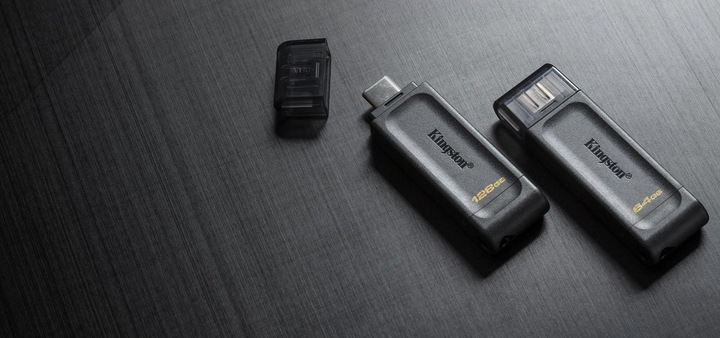 Image du produit Kingston DataTraveler 70 (128 Go, USB-C, USB 3.2)