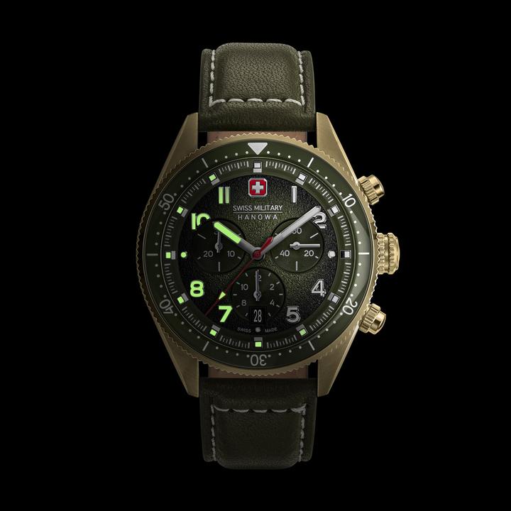 Immagine prodotto Swiss Military Hanowa SMWGC0003850 (Cronografo, Fatto in Svizzera, 43 mm)