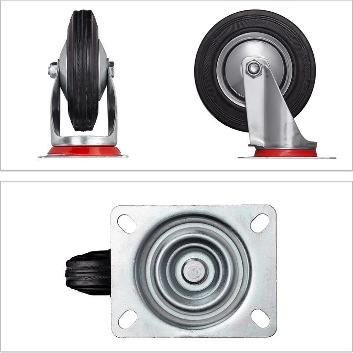 Produktbild Relaxdays Schwerlastrollen (400 kg)