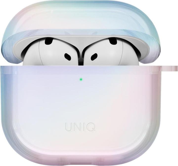 Productafbeelding Uniq Case Iridescia for AirPods 4 Hang Case holo quartz (Hoofdtelefoon hoes)