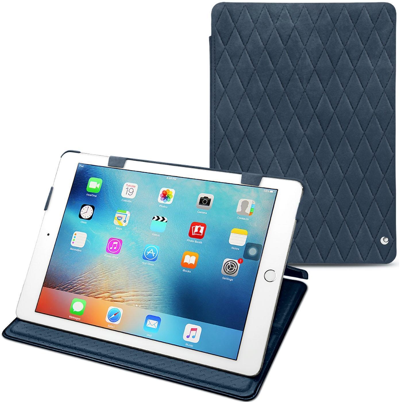 Thumbnail - Noreve Lederschutzhülle horizontal (iPad 9.7), Tablet Hülle, Blau