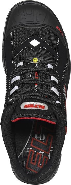 Image du produit Elten Chaussures basses noires/rouges SENEX PRO ESD, S3 (S3, 47)