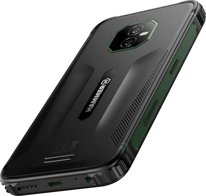 Actual product image Myphone Hammer Ranger (Green) DS 6.1" IPS TFT 720x1560/2GHz/256GB/6GB RAM/Android 15/microSDXC/WiFi,BT,4G (256 GB, Black, Black, Green, 6", Dual SIM, 4G)