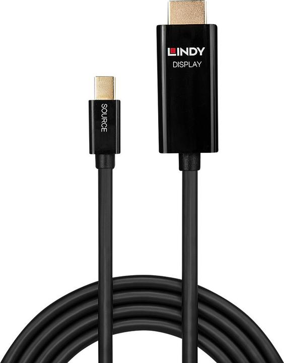 Produktbild Lindy Mini DisplayPort — HDMI (Typ A) (0.50 m, DisplayPort, HDMI, 2.0)