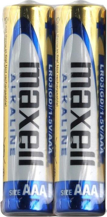 Immagine prodotto Maxell Micro batteria alcalina, AAA, LR03, 2 pezzi (2 pz., AAA)