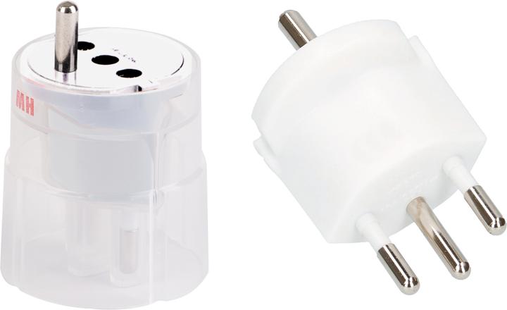 Actual product image Max Hauri T12/Schuko Fix-Adapter (Type 12, CEE 7/7)