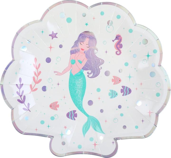 Santex Mermaid plate (10 pieces) (10x)