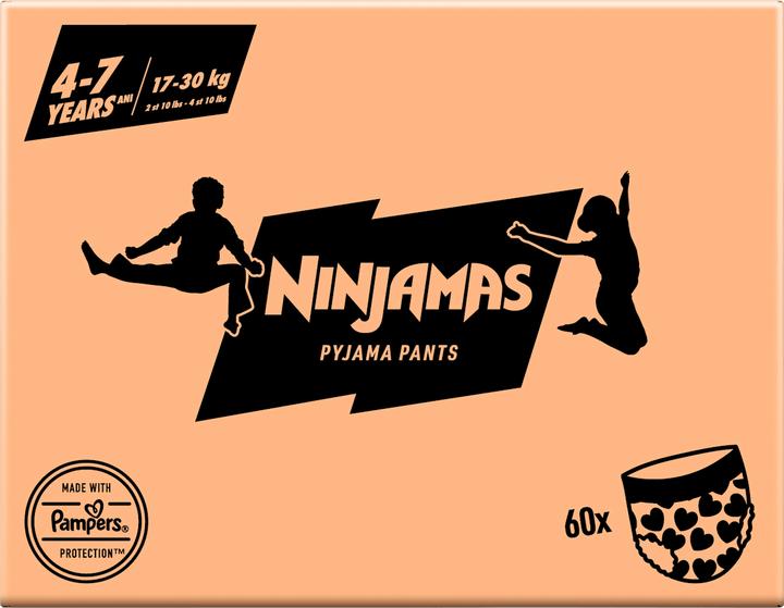 Produktbild Pampers Ninjamas (Gr. M, Monatsbox, 60 Stk.)