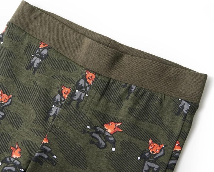 Actual product image VidaXL Children's pyjamas with long sleeves Khaki 140,Material: 100 (140)