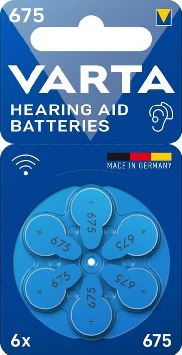 Actual product image Varta Hearing aid batteries type 312, 1.4V (6-pack) (6 pcs., A312, 180 mAh)