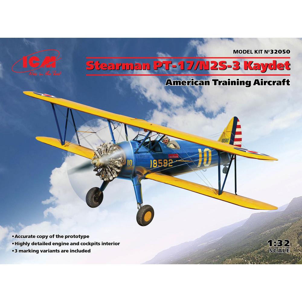 ICM Stearman PT-17/N2S-3 Kaydet, American Training Aircraft