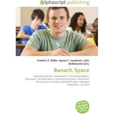 Banach Space, Fachbücher von Agnes F. Vandome, Frederic P. Miller, John McBrewster
