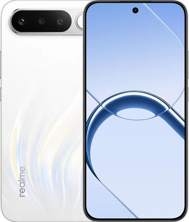 Actual product image realme 16 5G Dual Sim 8GB RAM 256GB - White (256 GB, Air White, White, 6.57", Dual SIM, 5G)