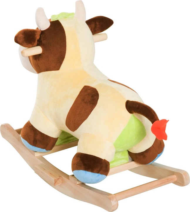 Produktbild Homcom Kinder Plüsch-Schaukeltier als Kuh
